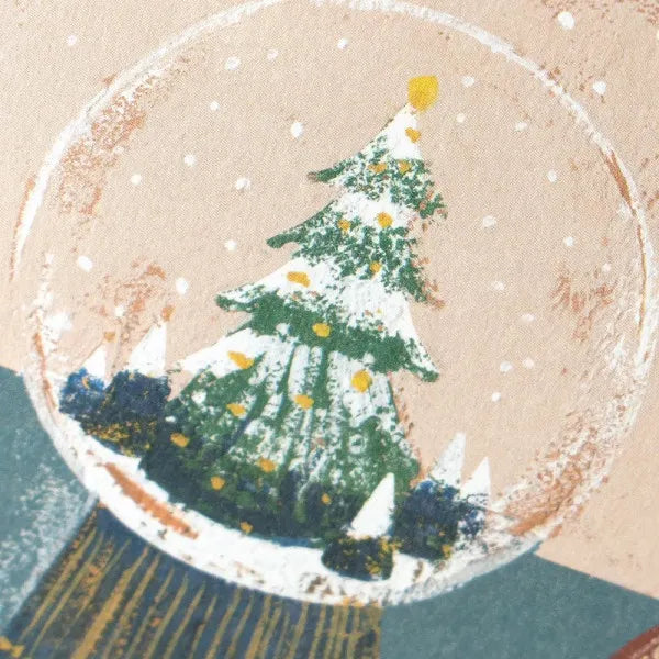 Christmas Postcard // Snow Globe