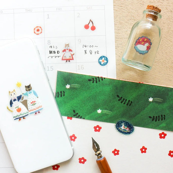 Aiko Fukawa Sticker // Cats and Buttons
