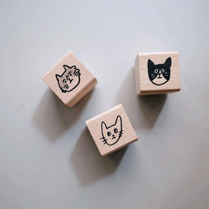 The Little k9s Mini Rubber Stamp Set // Cat