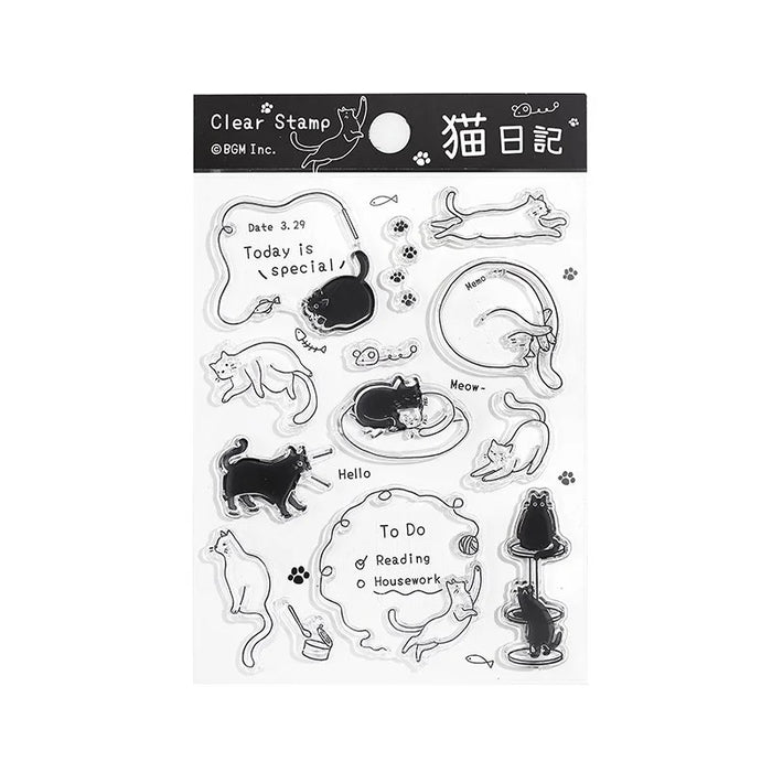 BGM Clear Stamp | Neko Diary