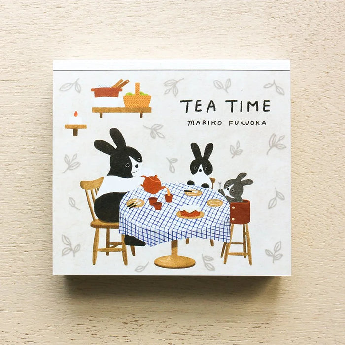 Mariko Fukuoka Memo Pad // Tea Time