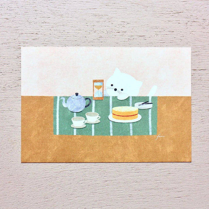 Mariko Fukuoka Postcard Book // Tea Time