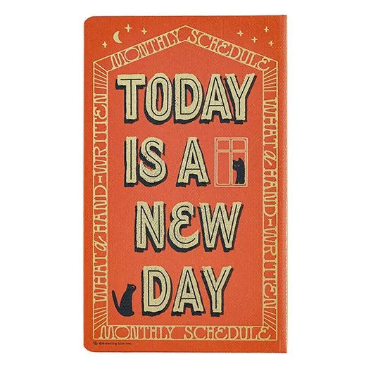 2025 CHALKBOY (B6 Slim) Monthly Planner // Orange