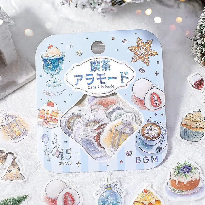 BGM Winter Limited Flake Stickers | Cafe A La Mode