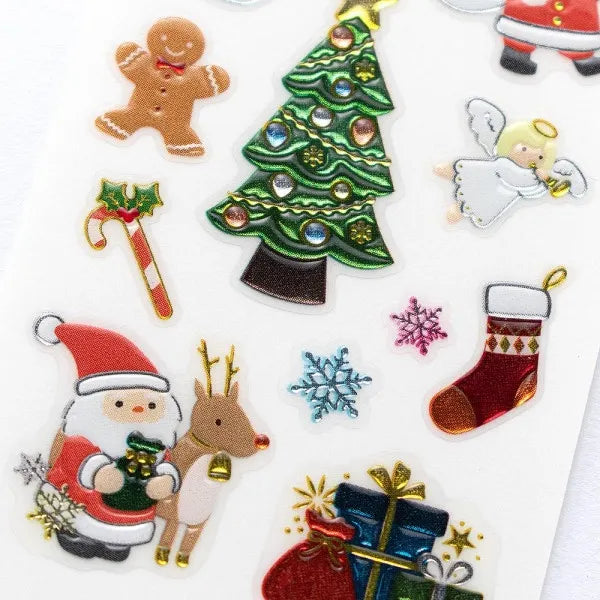 Christmas Sticker Sheet // Santa Claus