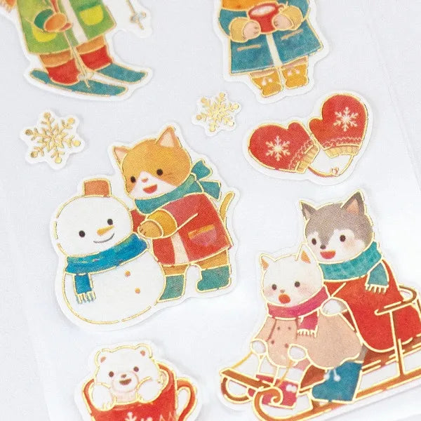 Christmas Sticker Sheet // Winter Fun