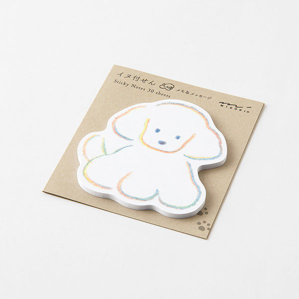 MIDORI Sticky Memo // Die-Cut Dog