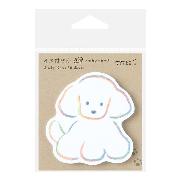 MIDORI Sticky Memo // Die-Cut Dog