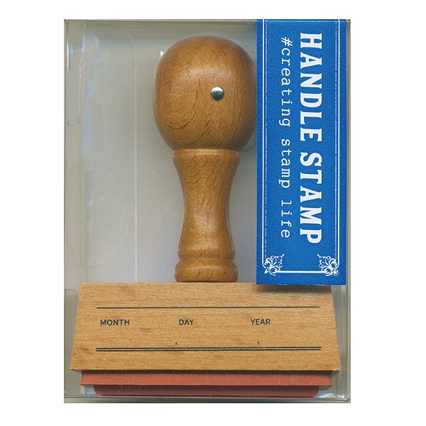 Kodomo No Kao Handle Rubber Stamp // Date