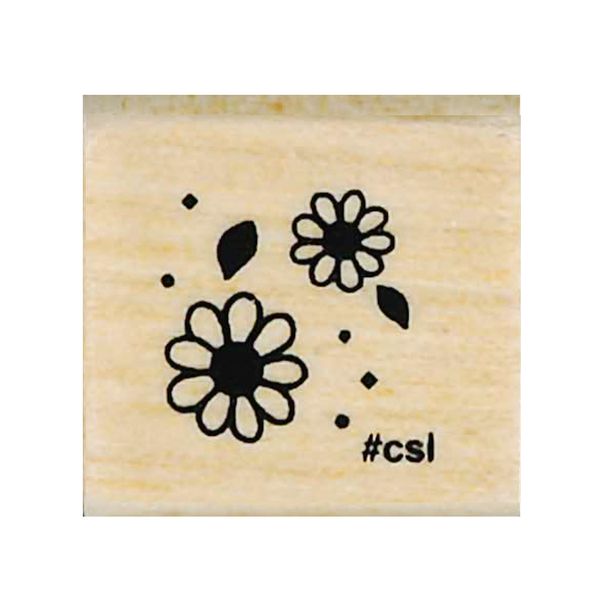 Kodomo No Kao Mini Rubber Stamp // Flower