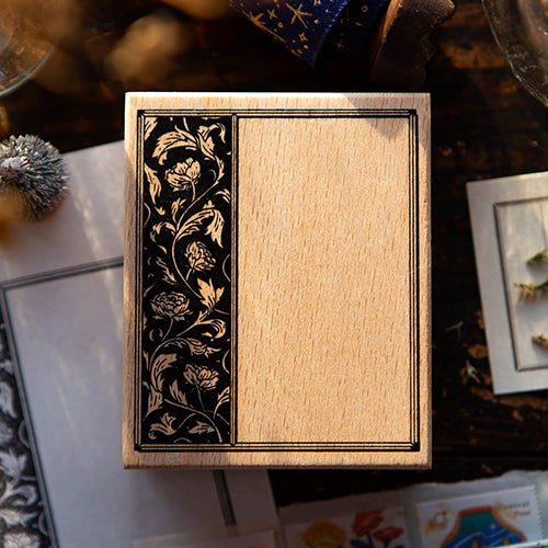 OURS Rubber Stamp // Flower Frame (A)