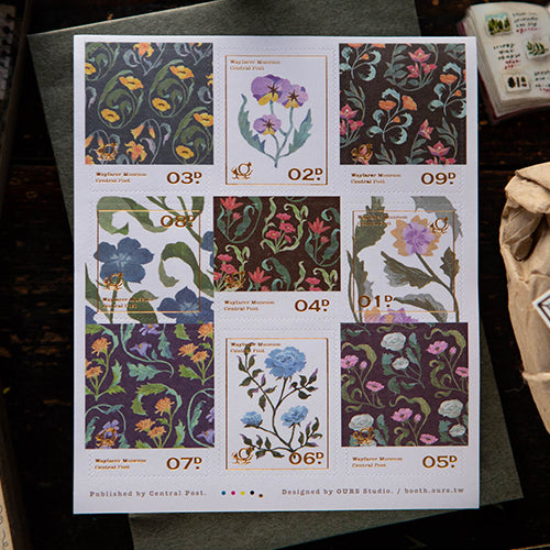 OURS Stamp Sticker Pack // Botanical Journal