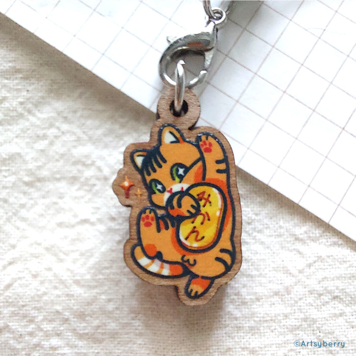 Artsyberry Wooden Charm // Mikan (2 designs)