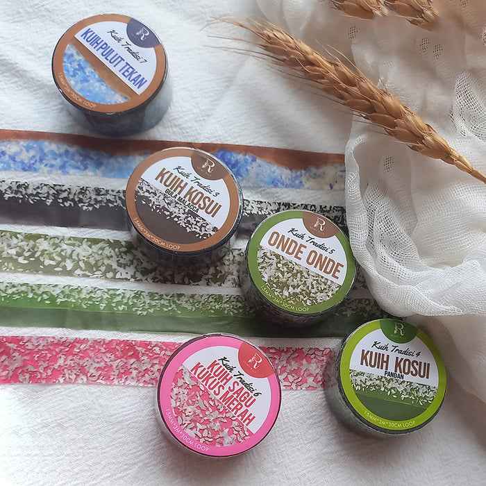 Reimy Washi Tape Set // Kuih Tradisi 2