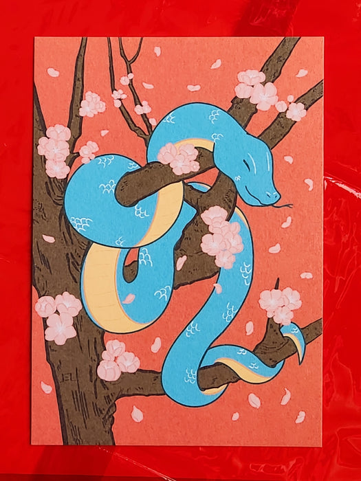 Ram & Reed Postcard // Year of the Snake