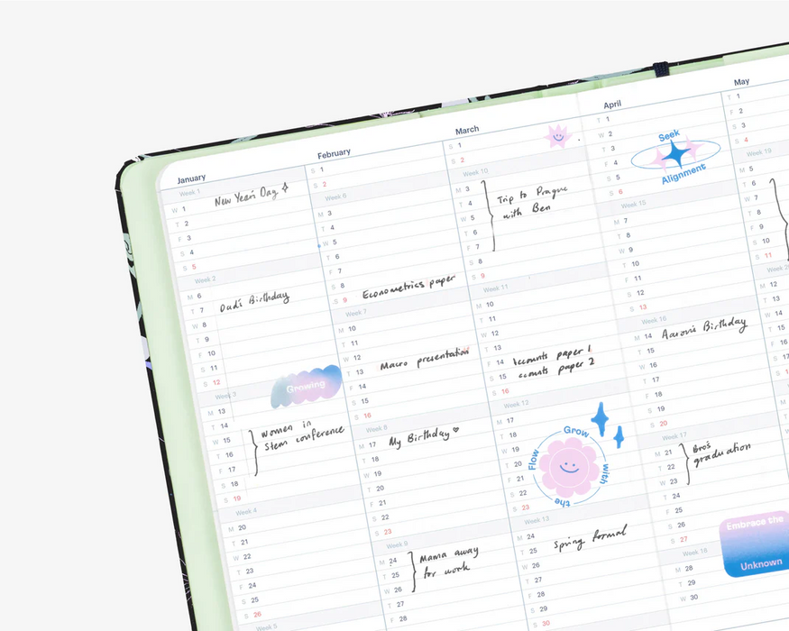 2025 Mossery REGULAR Planner Refill (Jan - Dec 2025)