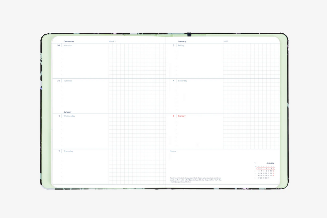 2025 Mossery REGULAR Planner Refill (Jan - Dec 2025)