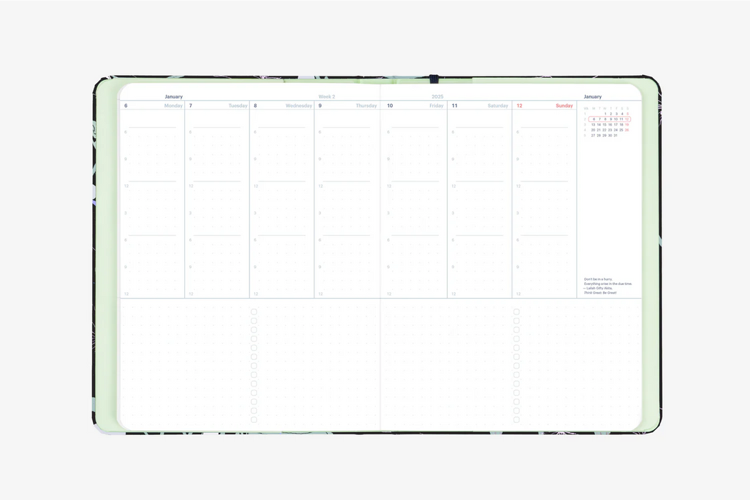 2025 Mossery REGULAR Planner Refill (Jan - Dec 2025)