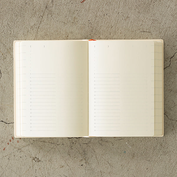 2024 MIDORI MD Notebook Diary 1 Day 1 Page (A5 Size)