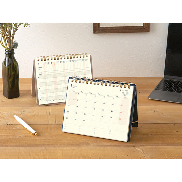 2024 MIDORI + Stand Diary & Calendar (2 Colors)