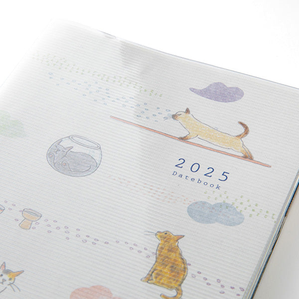 2025 MIDORI Pocket Diary // Cat