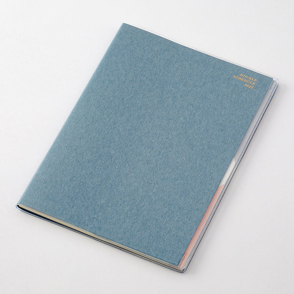 2025 MIDORI Double Schedule Diary // To Do (Blue)