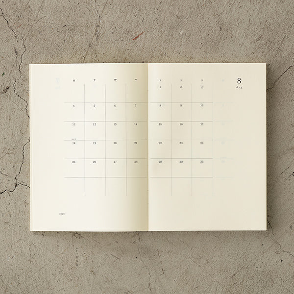 2025 MIDORI MD Notebook THIN Diary (A5/A4 Size)