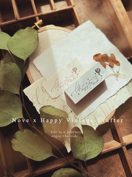 Nove Production x Happy Vintage Crafter Rubber Stamp