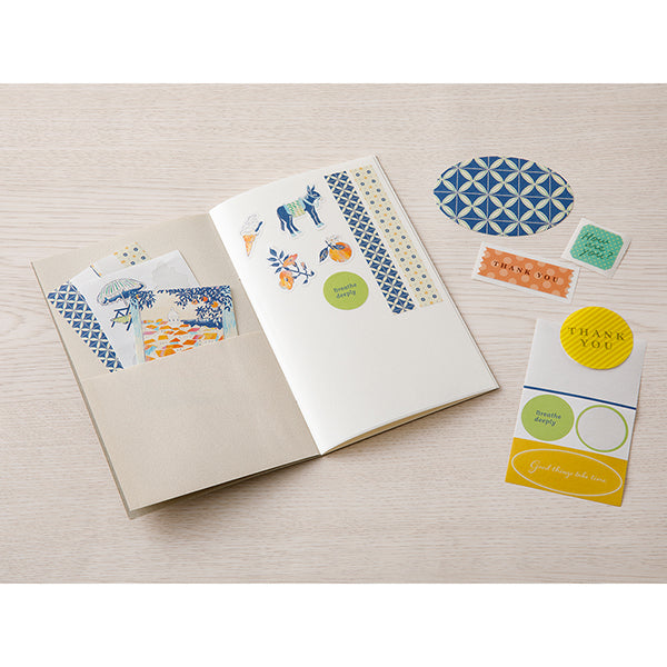 MIDORI Sticker Release Book with Pocket