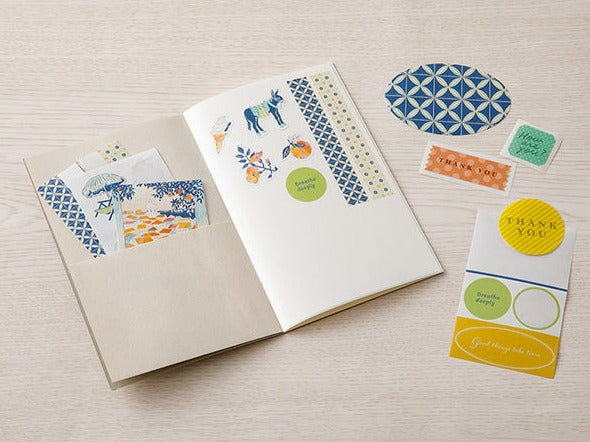 MIDORI Sticker Release Book with Pocket