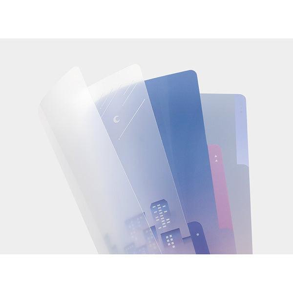 MIDORI 3 Pocket A4 Clear Folder