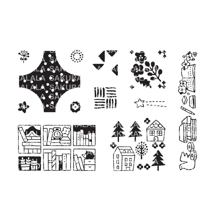 365™ Clear Stamp: Pretty Patterns