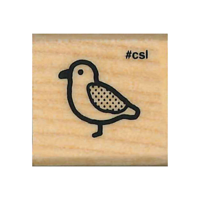 Kodomo No Kao Mini Rubber Stamp // Bird