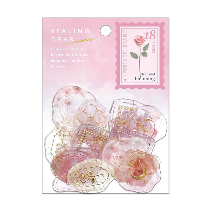 Sealing Dear Wax Seal Flake Sticker // Princess Pink