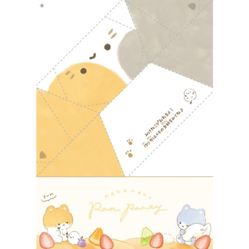 Q-LiA Memo Deco Pad // Neko Neko Pan Party