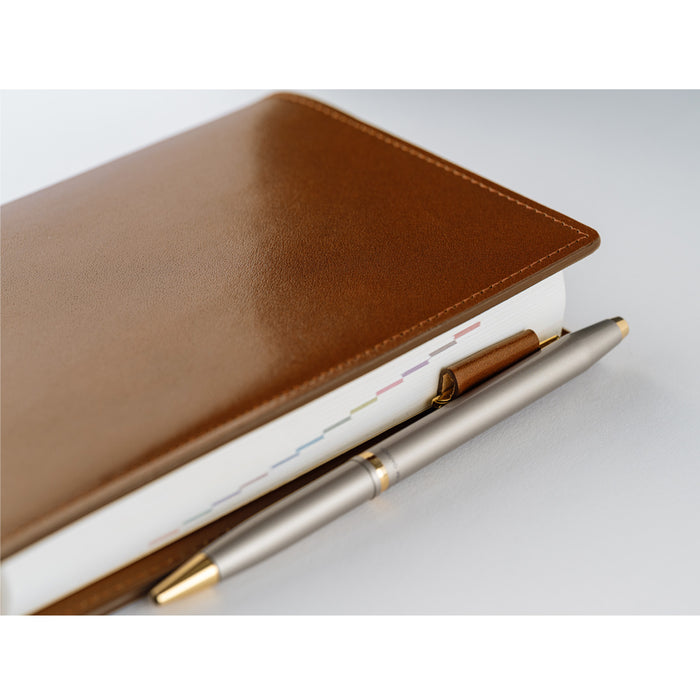 Hobonichi Techo Original Cover (A6 Size) // Leather: Taut (Brown)