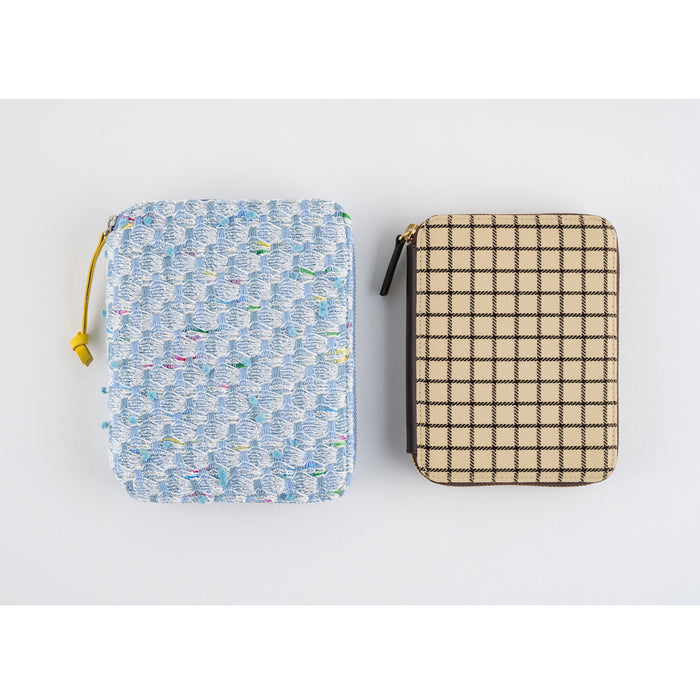 Hobonichi Techo Original Cover (A6 Size) // Taut Zipped (Cafe au Lait Plaid)