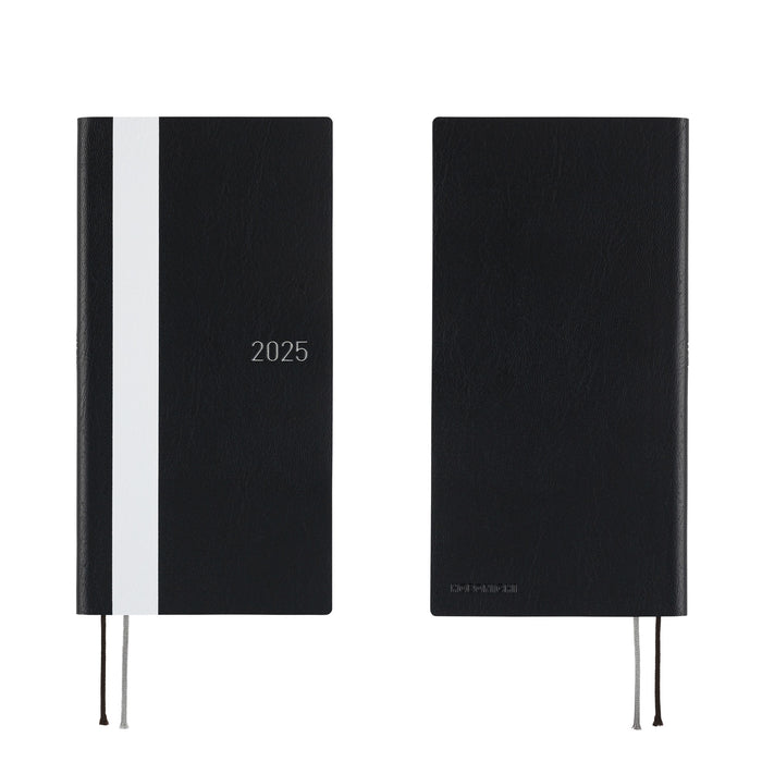 2025 Hobonichi Weeks Softcover Planner // White Line: Black