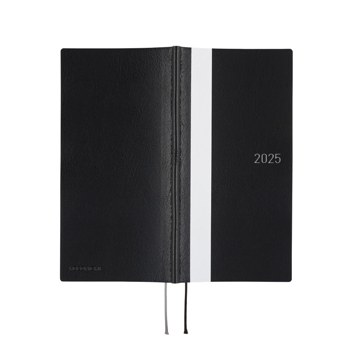 2025 Hobonichi Weeks Softcover Planner // White Line: Black