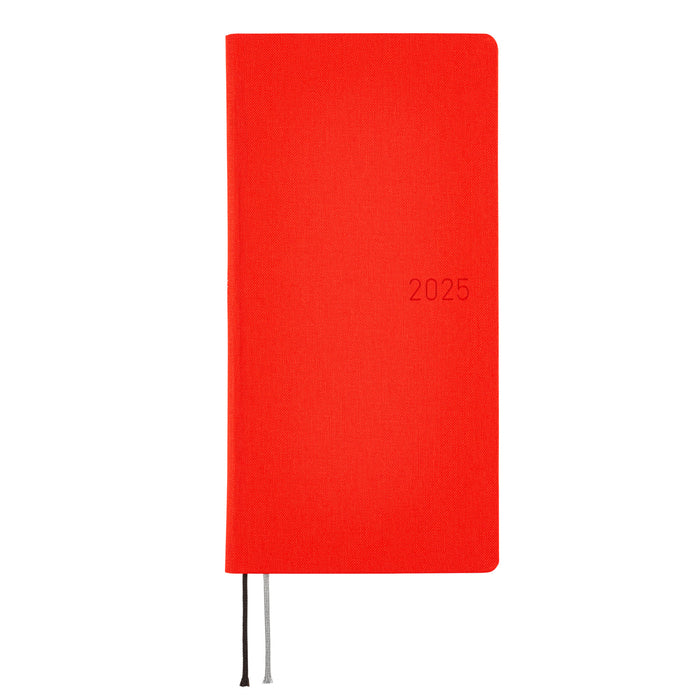 2025 Hobonichi Weeks Hardcover Planner // Colors: Chili Pepper