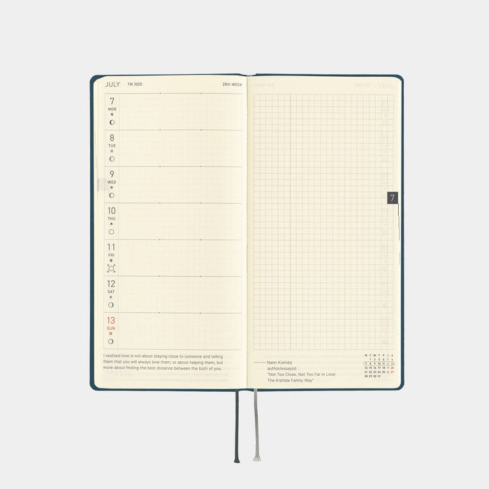 2025 Hobonichi Weeks Hardcover Planner // Colors: Star Dust