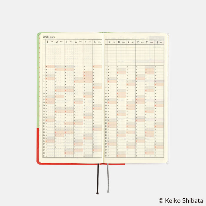 2025 Hobonichi Weeks Hardcover Planner // Keiko Shibata: Thanks for Your Hard Work, Aoki-san