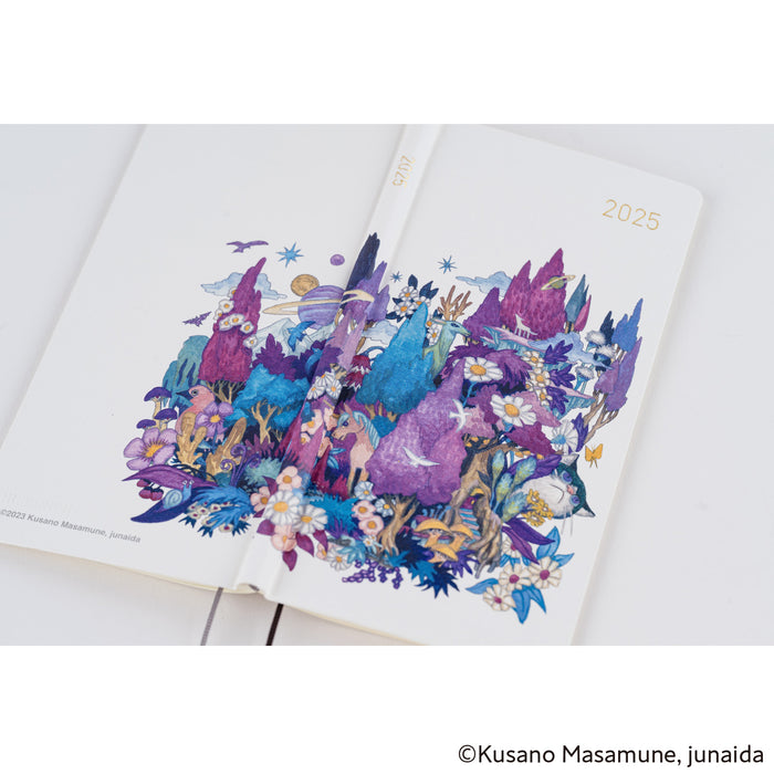 2025 Hobonichi Weeks Hardcover Planner // Masamune Kusano x junaida: Through the Purple