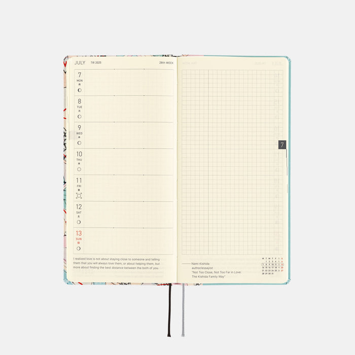 2025 Hobonichi Weeks Hardcover Planner // Unsodo: Bijutsukai (Tanabata Decorations)