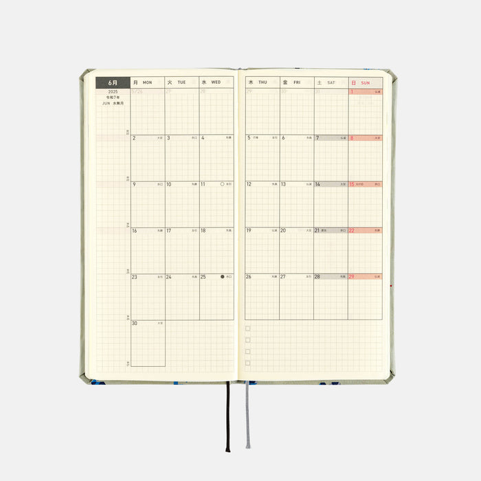 2025 Hobonichi Weeks Hardcover Planner // Bow & Tie: Snake Toy