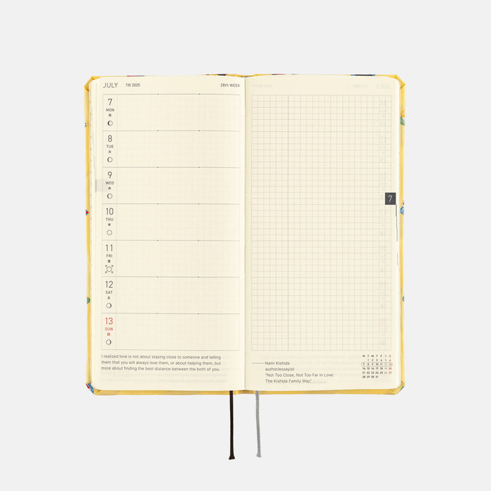 2025 Hobonichi Weeks Hardcover Planner // Bow & Tie: Sushi