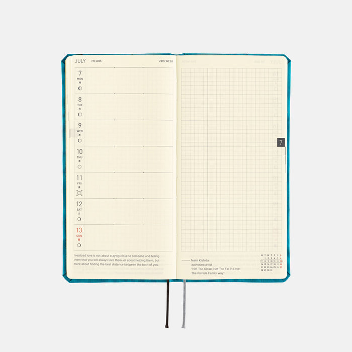 2025 Hobonichi Weeks Hardcover Planner // Bow & Tie: Cherry