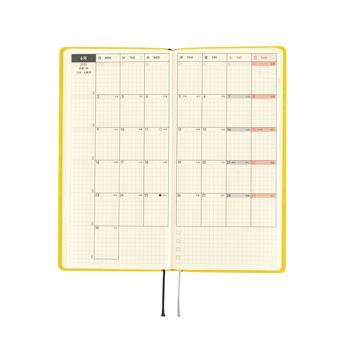 2025 Hobonichi Weeks Softcover Planner // Smooth: Mustard