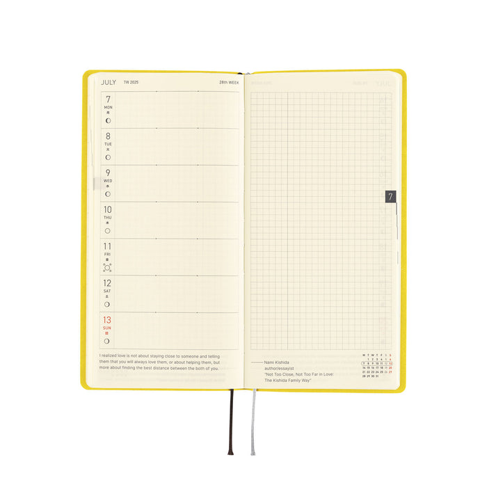 2025 Hobonichi Weeks Softcover Planner // Smooth: Mustard