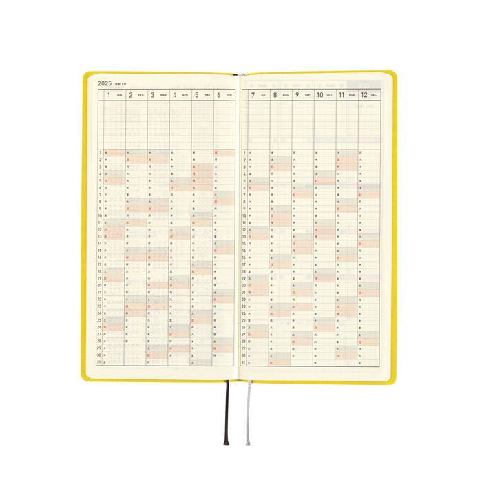 2025 Hobonichi Weeks Softcover Planner // Smooth: Mustard